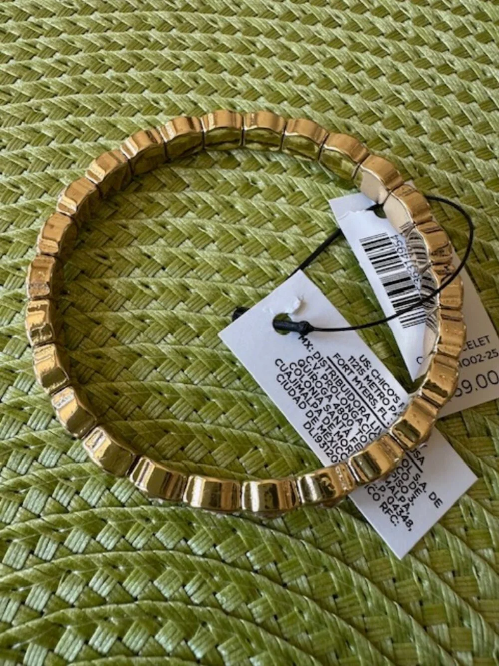Chico's Crystal Stretch Bracelet - New - Picture 4 of 5
